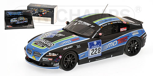 BMW Z4 – UNGER/ZILS/WIRTZ/SCHEEBARTH – 24H ADAC NÜRBURGRING 2010 L.E. 510 pcs. 1:43 model
