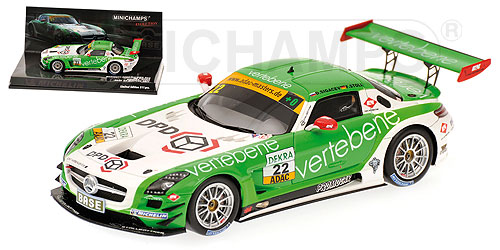 MERCEDES-BENZ SLS AMG GT3 – MS RACING – SIGACEV/STOLL – ADAC GT MASTERS 2011 L.E. 511 pcs. 1:43 model