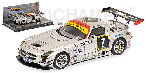 MERCEDES-BENZ SLS AMG GT3 – JÄGER/SEYFFARTH/HEYER/BRESLIN – 24H DUBAI 2011 L.E. 250 pcs. 1:43 model