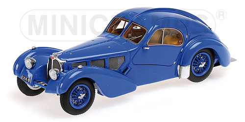 BUGATTI TYPE 57SC ATLANTIC – 1938 – BLUE L.E. 500 pcs. 1:43 model