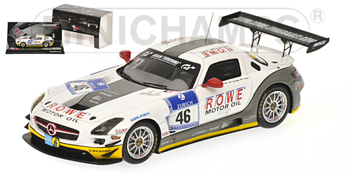 MERCEDES-BENZ SLS AMG GT3 – ROWE RACING – BULLITT/ZEHE/SCHWAGER/RADER – 24H NÜRBURGRING 2011 L.E. 511 pcs. 1:43 model