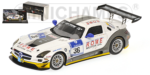 MERCEDES-BENZ SLS AMG GT3 – ROWE RACING – REHFELD/SCHELP/HAUPT/ROLLOF – 24H NÜRBURGRING 2011 L.E. 511 pcs. 1:43 model