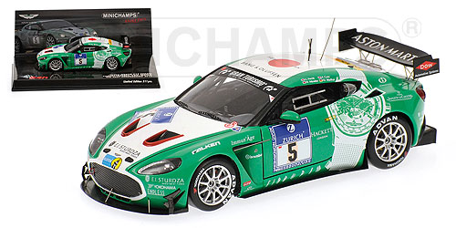 ASTON MARTIN V12 ZAGATO – PORRIT/MEADAN/CATE/MATHAI – 24H NÜRBURGRING 2011 L.E. 511 pcs. 1:43 model