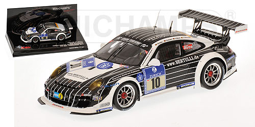 PORSCHE 911 GT3 R – MANTHEY RACING – KOHLER/GINDORF/WLAZIK/SCHARMACH – 24H NÜRBURGRING 2011 L.E. 711 pcs. 1:43 model