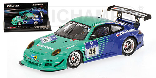 PORSCHE 911 GT3 R – FALKEN MOTORSPORT – HENZLER/DUMBRECK/RAGGINGER/ASCH – 24H NÜRBURGRING 2011 L.E. 511 pcs. 1:43 model
