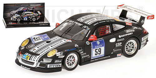 PORSCHE 911 GT3 CUP – DÖRR MOTORSPORT – GEBHARDT/GROSSMANN/KLUCK/MAPELLI – 24H NÜRBURGRING 2011 L.E. 511 pcs. 1:43 model