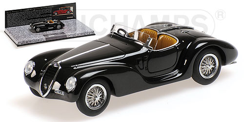 ALFA ROMEO 6C CORSA SPIDER – 1939 – BLACK L.E. 200 pcs. 1:43 model