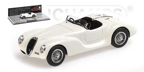 ALFA ROMEO 6C 2500 SS CORSA SPIDER – 1939 – WHITE L.E. 300 pcs. 1:43 model