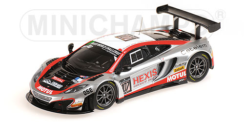 MCLAREN 12C GT3 – HEXIS RACING – CAZENAVE/PANIS/DEBARD/LEDOGAR – 24H SPA 2013 L.E. 513 pcs. 1:43 model