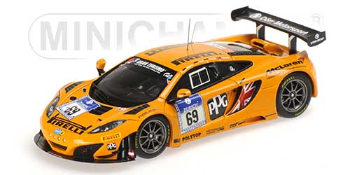 MCLAREN 12C GT3 – DOERR MOTORSPORT – ADAMS/ASCH/KLASEN/PARENTE – 24H NÜRBURGRING 2014 L.E. 250 pcs. 1:43 model