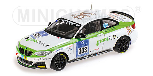 BMW M 235I RACING – ÖSTERLUND/HONKANEN/LYBÄCK/HENKOLA – 24H NÜRBURGRING L.E. 514 pcs. 1:43 model
