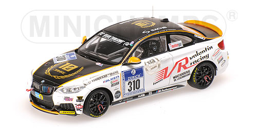 BMW M 235I RACING – TEAM VALENTIN RACING – PIEPENBRINK/SCHAFLITZL/PRUSA/MUNHOWEN – 24H NÜRBURGRING L.E. 514 pcs. 1:43 model