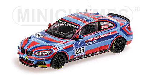 BMW M 235I RACING – TEAM BMW MOTORSPORT – BOVINGDON/HOFMANN/MIES/SCHURIG – 24H NÜRBURGRING L.E. 514 pcs. 1:43 model