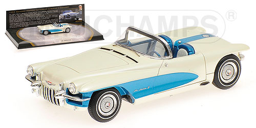 LA SALLE ROADSTER – 1955 – WHITE/BLUE L.E. 999 pcs. 1:43 model