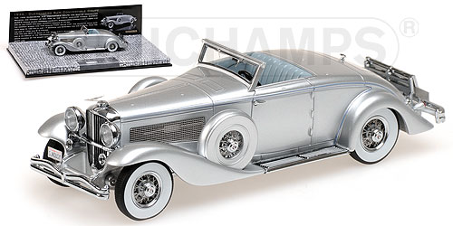 DUESENBERG SJN (SUPERCHARGED) CONVERTIBLE COUPE – 1936 L.E. 999 pcs. 1:43 model