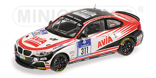 BMW M235I RACING – MATHOL E.V. AVIA RACING – SCHWERFELD/DUVE/SERRANO/BAECKER – 24H NÜRBURGRING 2015 L.E. 250 pcs. 1:43 model