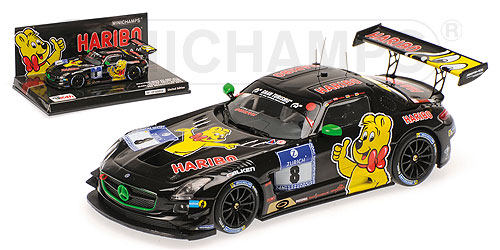 MERCEDES-BENZ SLS AMG – TEAM HARIBO RACING – ALZEN/HOLZER/SIEDLER/GÖTZ – 24H NÜRBURGRING 2015 1:43 model