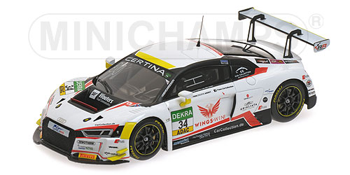 AUDI R8 LMS – CAR COLLECTION MOTORSPORT – LOPEZ/VAN DER LINDE – ADAC GT MASTERS 2016 L.E. 144 pcs. 1:43 model