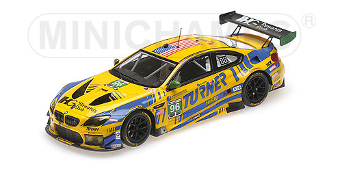 BMW M6 GT3 – TURNER MOTORSPORT NO 96 – CURTIS/KLINGMAN – COTA 2016 CLASS WIN L.E. 402 pcs. 1:43 model