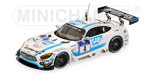 MERCEDES-AMG GT3 – CHRISTODOULOU/ENGEL/METZGER/SCHNEIDER – WINNER 24H NÜRBURGRING 2016 1:43 model