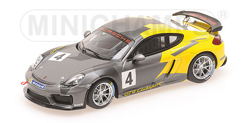 PORSCHE CAYMAN GT4 CLUBSPORT – PORSCHE TESTCAR WEISSACH 2016 L.E. 230 pcs. 1:43 model