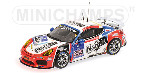 PORSCHE CAYMAN GT4 CLUBSPORT – HOLMLUND/GRABERG/MARSHALL/GUSENBAUER – 24H NÜRBURGRING 2016 L.E. 144 pcs. 1:43 model