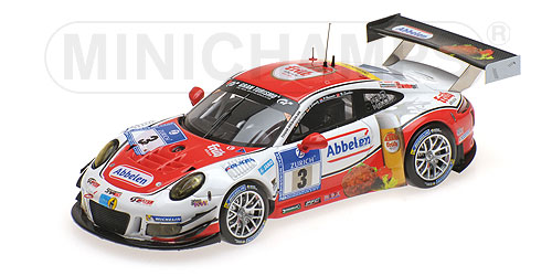 PORSCHE 911 GT3 R (991) – ABBELEN/SCHMITZ/HUISMANN/SIEDLER – 24H NÜRBURGRING 2016 1:43 model