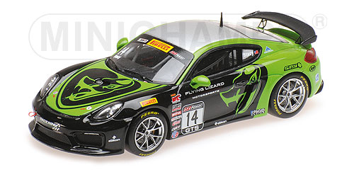 PORSCHE CAYMAN GT4 CLUBSPORT MR – NATE STACY – PIRELLI WORLD CHALLENGES GTS 2017 L.E. 150 pcs. 1:43 model