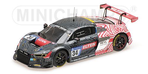 AUDI R8 LMS – CAR COLLECTION MOTORSPORT – SAURENMANN/ROCCO/KOCH/SLOOTEN – 24H NÜRBURGRING 2017 L.E. 220 pcs. 1:43 model