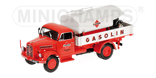 BORGWARD B4500 – PRITSCHE – 1954 – MIT AUFSETZTANK ‘GASOLIN’ L.E. 600 pcs. 1:43 model