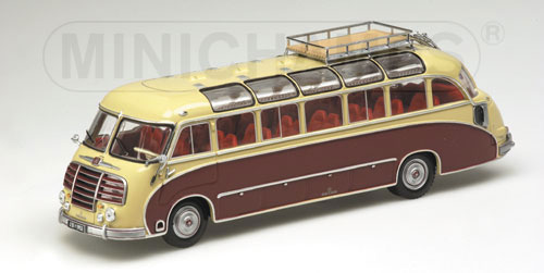 SETRA S8 BUS – 1953 – RED/CREAM 1:43 model