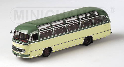 MERCEDES-BENZ O 321 H BUS – 1957 – GREEN/CREAM 1:43 model