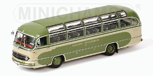 MERCEDES-BENZ O 321 H BUS – 1957 – ‘AACHENER STRASSENBAHN’ 1:43 model