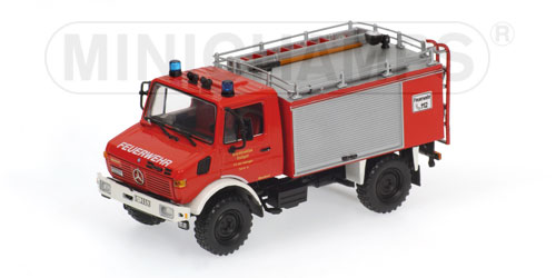 MERCEDES-BENZ UNIMOG 1300 L – TLF 8/18 – 1987 – ‘FEUERWEHR STUTTGART’ L.E. 1104 pcs. 1:43 model