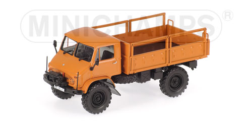 MERCEDES-BENZ UNIMOG 404 – PRITSCHE – 1960 – ORANGE L.E. 1200 pcs. 1:43 model