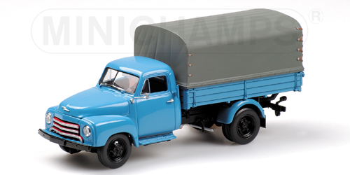 OPEL BLITZ 1,75t – 1955 – ‘PRITSCHENWAGEN’ BLUE/BLACK 1:43 model