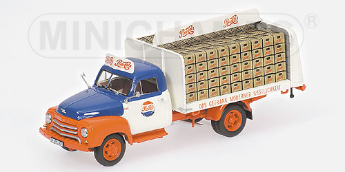 OPEL BLITZ 1,75t – 1952 – GETRÄNKE PRITSCHENWAGEN ‘PEPSI’ 1:43 model
