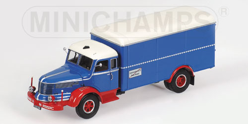 KRUPP TITAN – BOX – 1951 – BLUE/RED 1:43 model