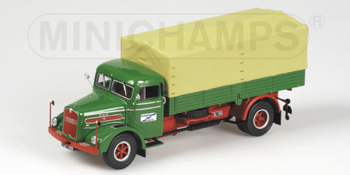 MAN F8 CANVAS TRUCK – 1953 – GREEN/RED 1:43 model