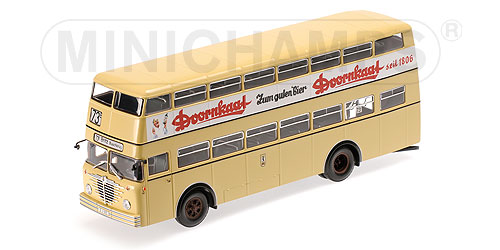 BÜSSING D2U – DOPPELDECKER MIT OFFENEM HECKEINSTIEG – ‘DOORNKAAT’ L.E. 504 pcs. 1:43 model