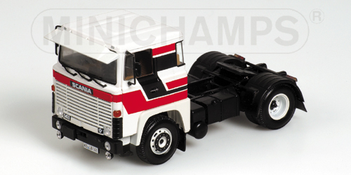 SCANIA LB 141 S – SATTELZUGMASCHINE – 1975 – WHITE/BLACK 1:43 model