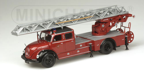 MAGIRUS S 6500 DL 30 – 1954 – AERIAL LADDER/DREHLEITER – FIRE ENGINE 1:43 model
