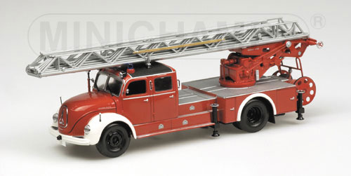 MAGIRUS S 6500 – AERIAL LADDER/DREHLEITER – ‘STUTTGART’ – RED/WHITE 1:43 model