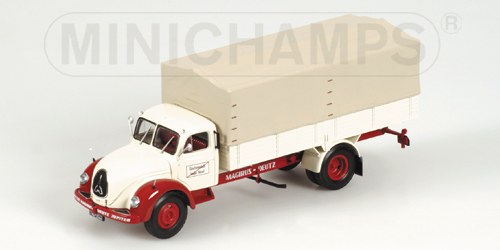 MAGIRUS-DEUTZ S 7500 – JUPITER PRITSCHE – 1953 – RED/WHITE 1:43 model