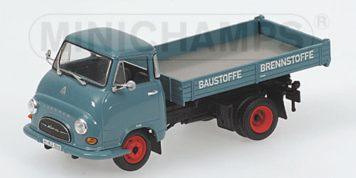 HANOMAG KURIER KIPPER – 1958 – BLUE/BLACK L.E. 1008 pcs. 1:43 model