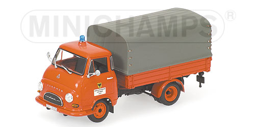 HANOMAG KURIER – PRITSCHE – ‘FEUERWEHR DORTMUND’ L.E. 1008 pcs. 1:43 model