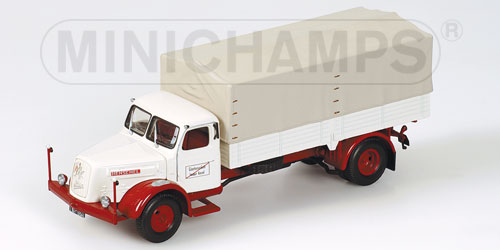 HENSCHEL HS 140 PRITSCHE – 1954 – WHITE/RED 1:43 model