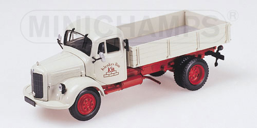 MERCEDES L 3500 TIPPER – GREY – ‘KLENKES BAU’ 1:43 model