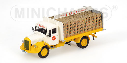MERCEDES-BENZ L 3500 GETRÄNKEPRITSCHE – 1950 – ‘SINALCO’ L.E. 750 pcs. 1:43 model