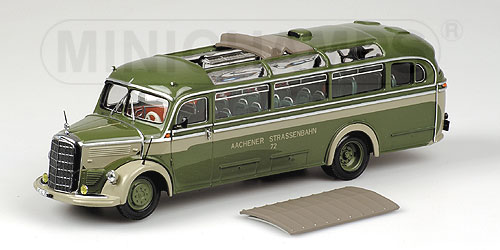 MERCEDES-BENZ O 3500 – 1955 – ‘BUS’ – ‘AACHENER-STRASSENBAHN’ 1:43 model